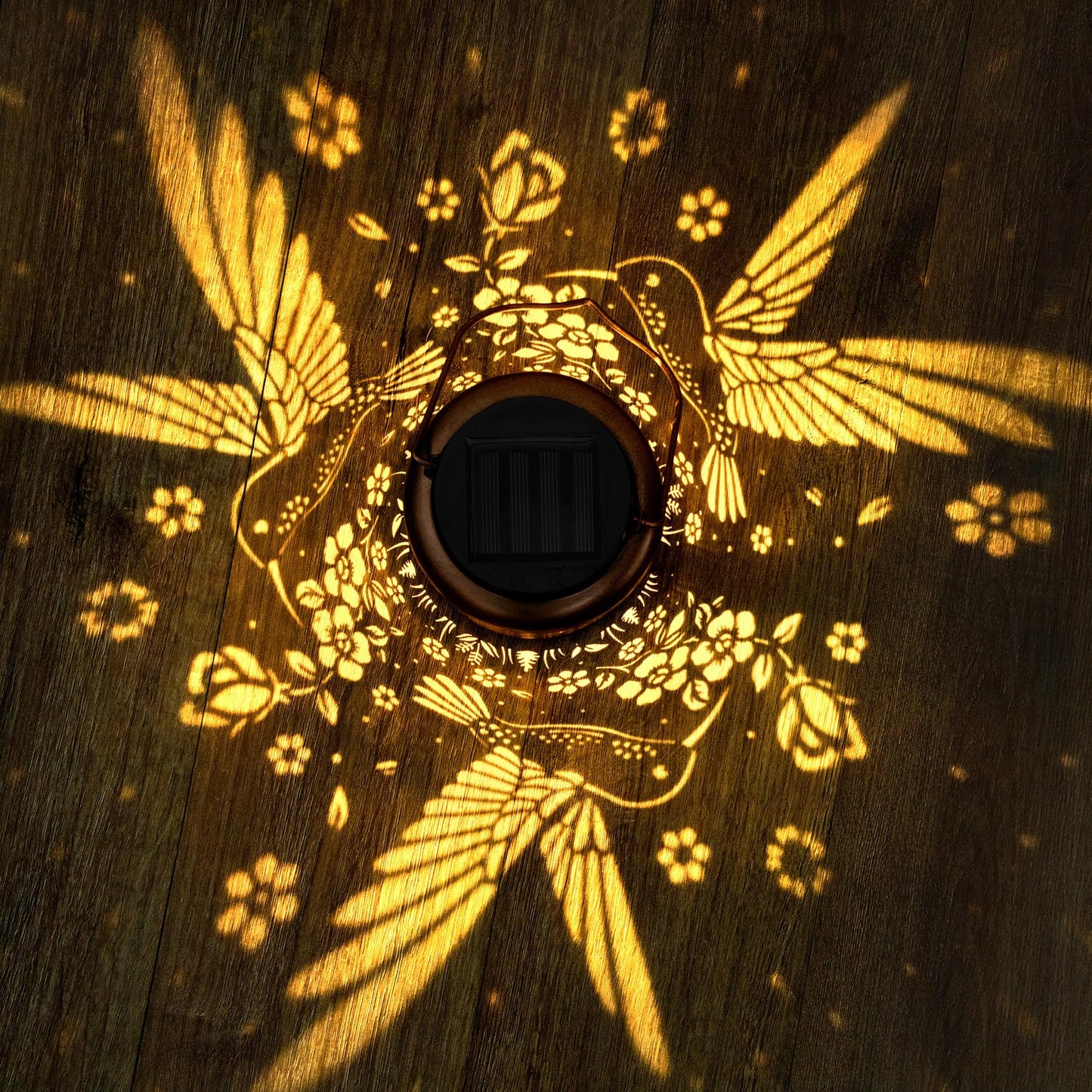 Birthday Gifts for Women Solar Lanterns Decorative Outdoor Waterproof, Hummingbird Gardening Gifts for Women, Mom, Solar Hanging Lanterns for Patio/Yard/Garden Decor