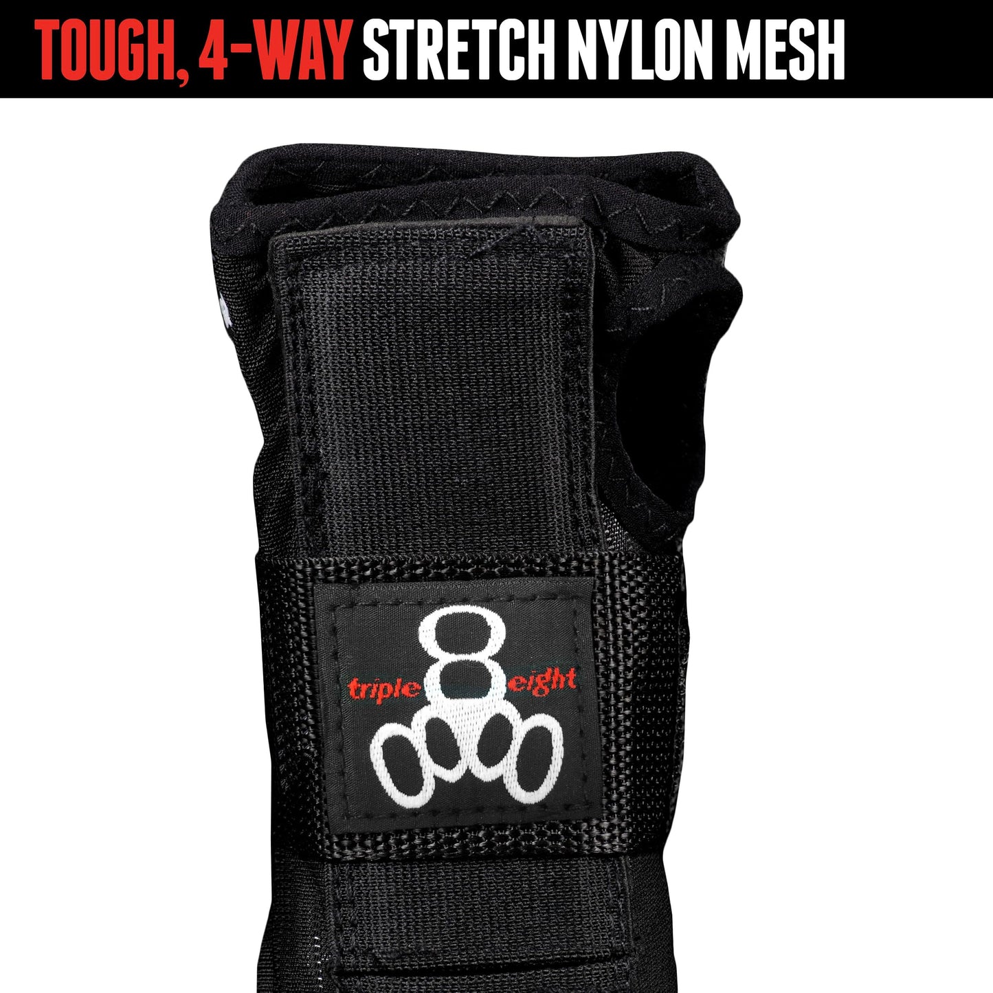 Triple 8 Saver Series Wristsaver II - Slide On Wrist Guard (Black, Large)