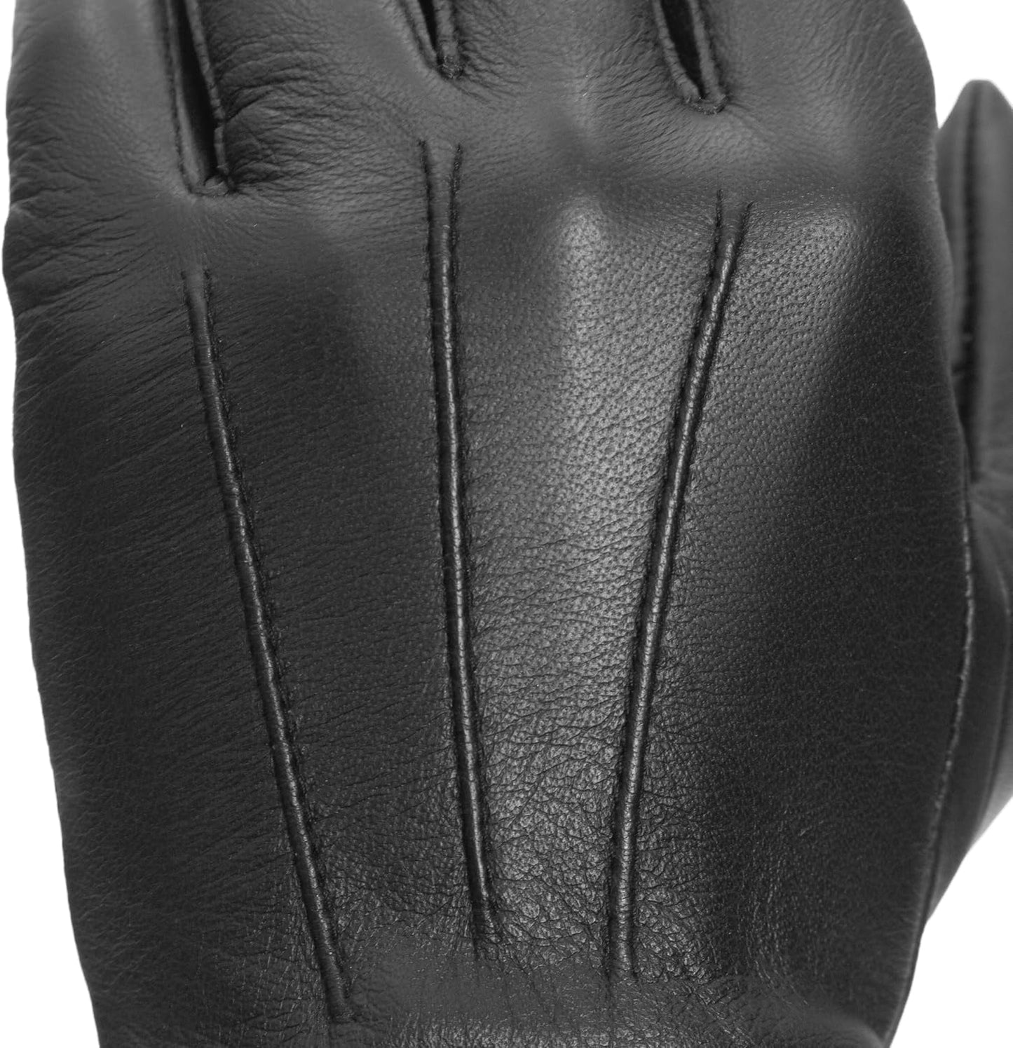 Pratt & Hart Guardia™ Men’s Black Leather Gloves - Perfect for Precision Tasks & Driving