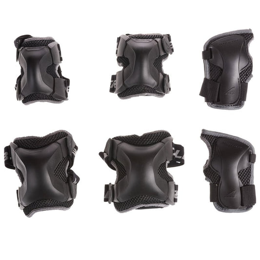ROLLERBLADE X-Gear 3pk, Color: Black, Size: XL (067P0100100-XL)