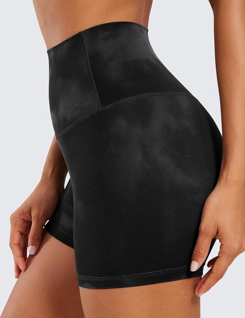 CRZ YOGA Butterluxe Biker Shorts - High Waisted 4'' Spandex for Women's Yoga & Workout