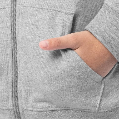 Fruit of the Loom Kids' Fleece Full Zip Hoodie - Cozy Comfort for Active Play | Various Colors Available