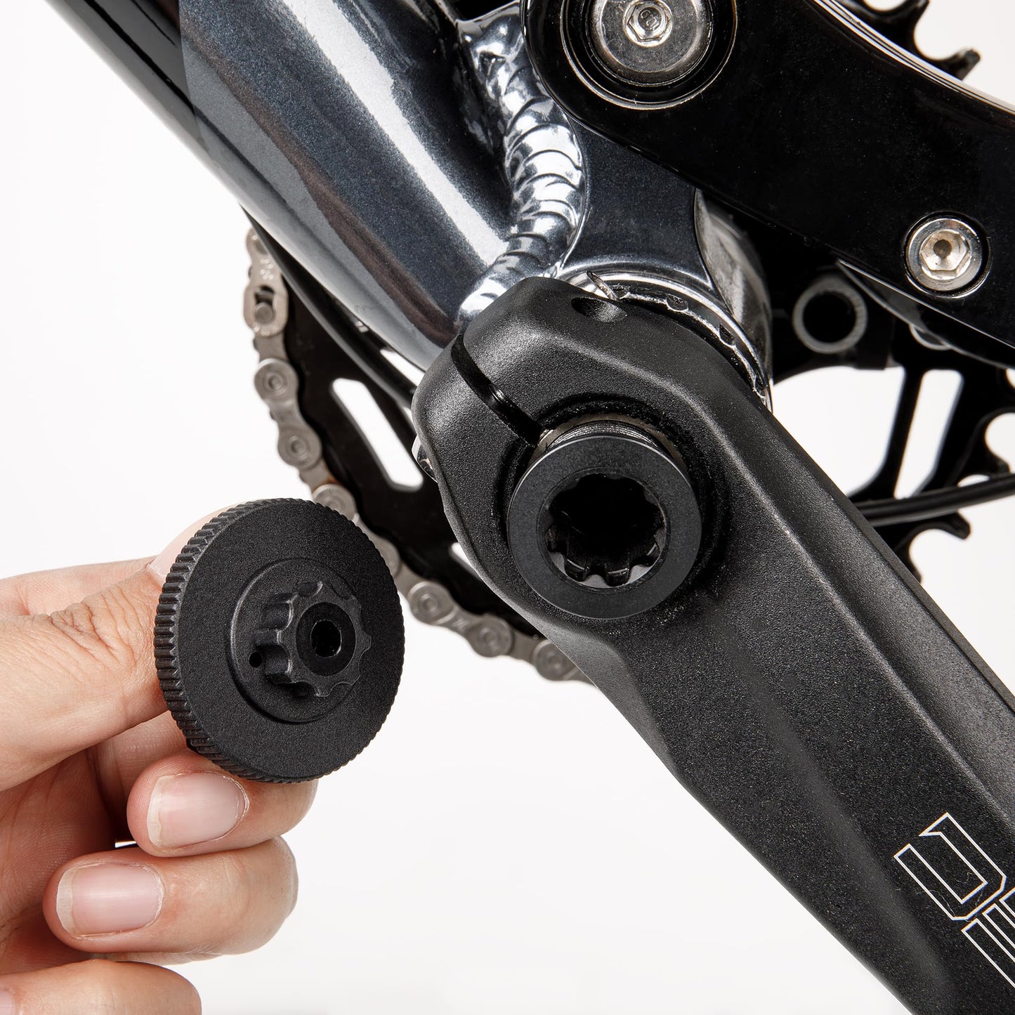 GEWAGE Bicycle Bottom Bracket Tool - Bottom Bracket Removal Install Tool Compatible with Shimano Hollowtech II/BB9000, BBR60,12X46MM - BB Remover with Crank Cap Wrench (FIT BBR60)