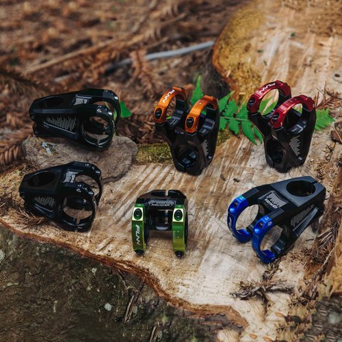 Funn Equalizer Bike Stem with 10mm Drop or Rise - Length 35mm stem with 35mm Bar Clamp, Durable and Lightweight Alloy Bike Stem for Mountain Bike and BMX Bike (Black)