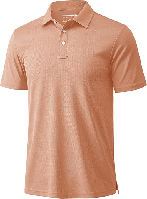 MAGCOMSEN Men's Polo Shirt - Quick Dry Short Sleeve Golf T-Shirt for Casual Outdoor Performance