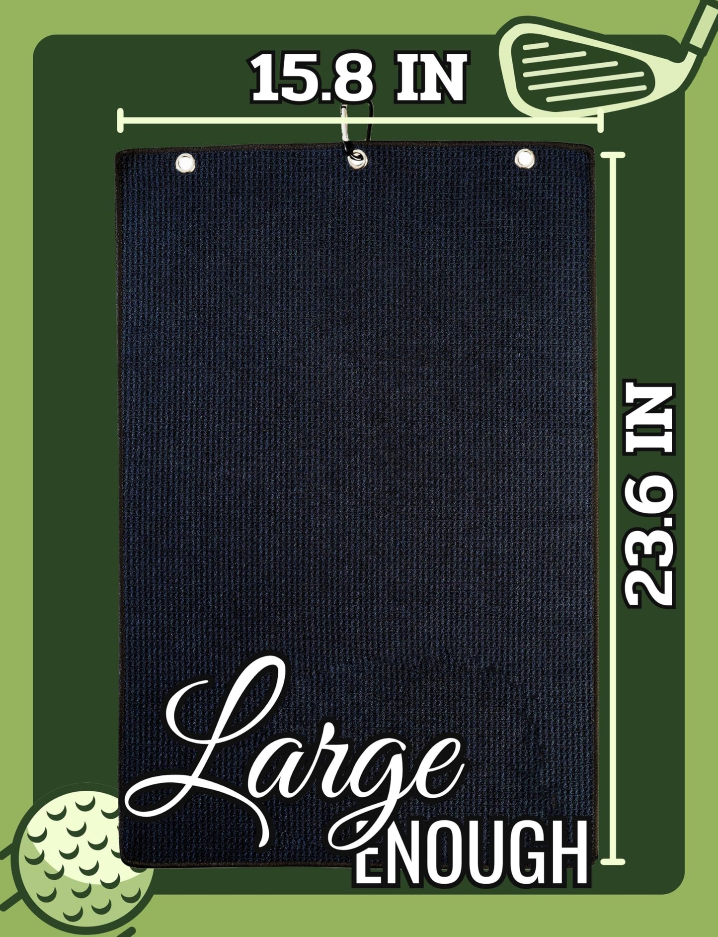 CybGene Border Collie Gifts Golf Towel, Gifts for Border Collie Lovers, 40 x 60cm Microfiber Golf Towel for Golf Bags for Birthday, Christmas