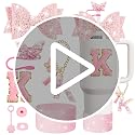 Stanley Cup Accessories Set - 8PCS for 30oz & 40oz Tumblers - Pink K