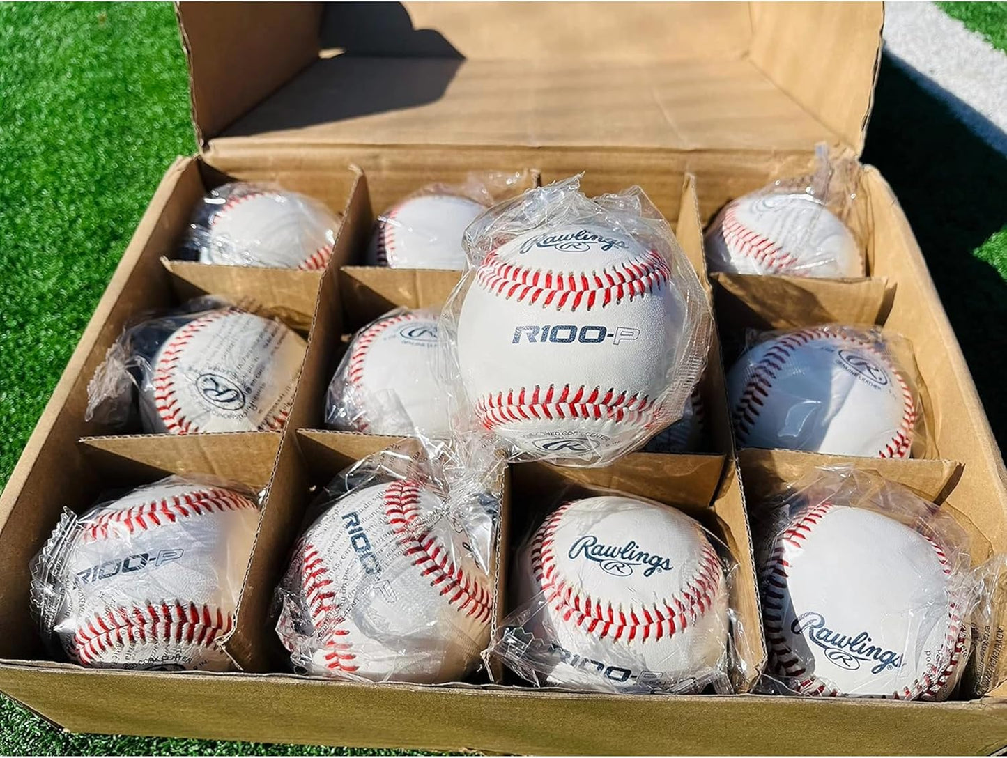 Rawlings Practice Baseballs - R100-P & FSR100-P | Ideal for Collegiate, High School & Youth Play