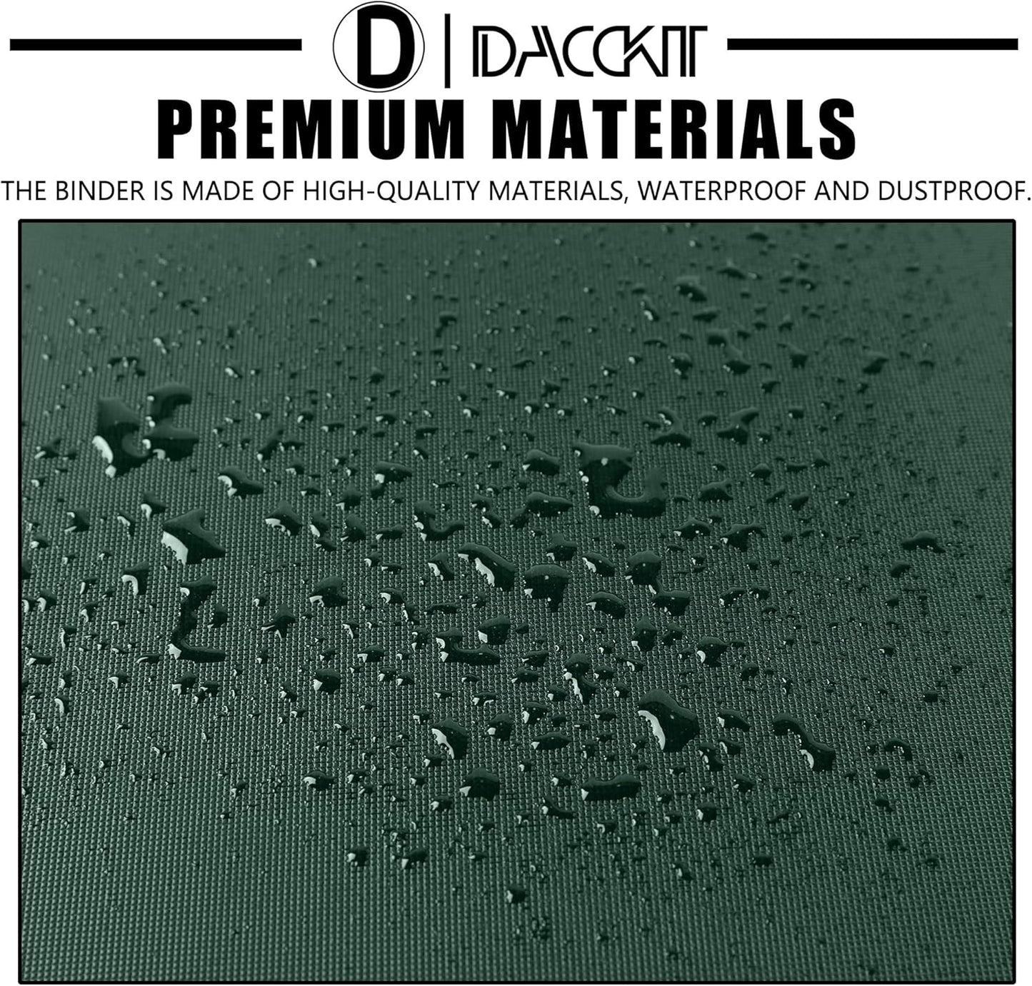 Premium Card Binder - 12 Pocket Design Fits 1200 Cards | Ringless with Sleeves for Trading & Sports Cards - Blackish Green