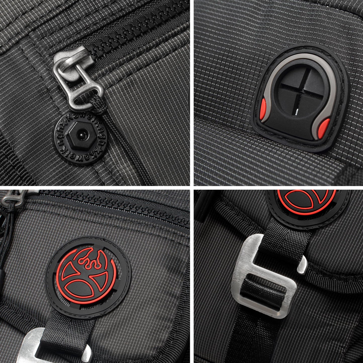 NICGID Sling Bag Chest Shoulder Backpack Crossbody Bags for Tablet Laptop Outdoor Hiking Men Women