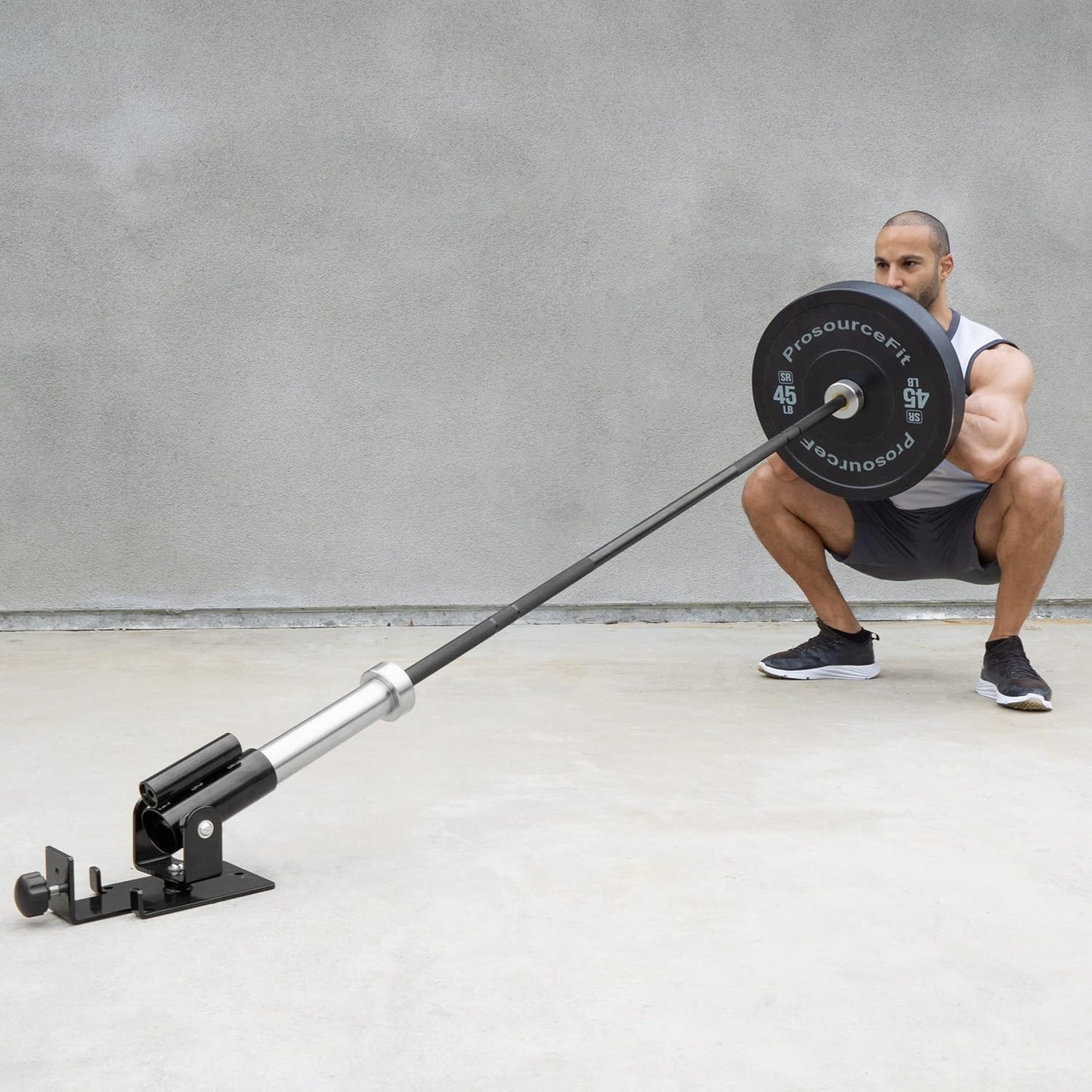 Skiennix T-Bar Row Platform - 360° Swivel for 1” & 2” Olympic Bars | Durable & Versatile