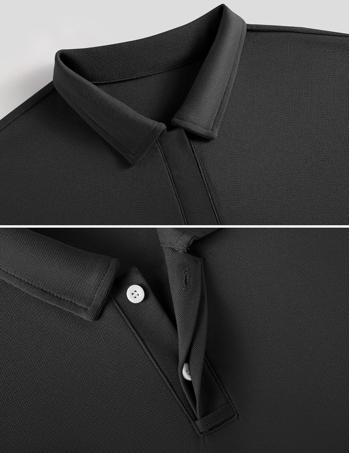 Poriff Men's Polo Shirt - Short Sleeve Golf Top with Moisture Wicking Fabric | Sizes S-3XL