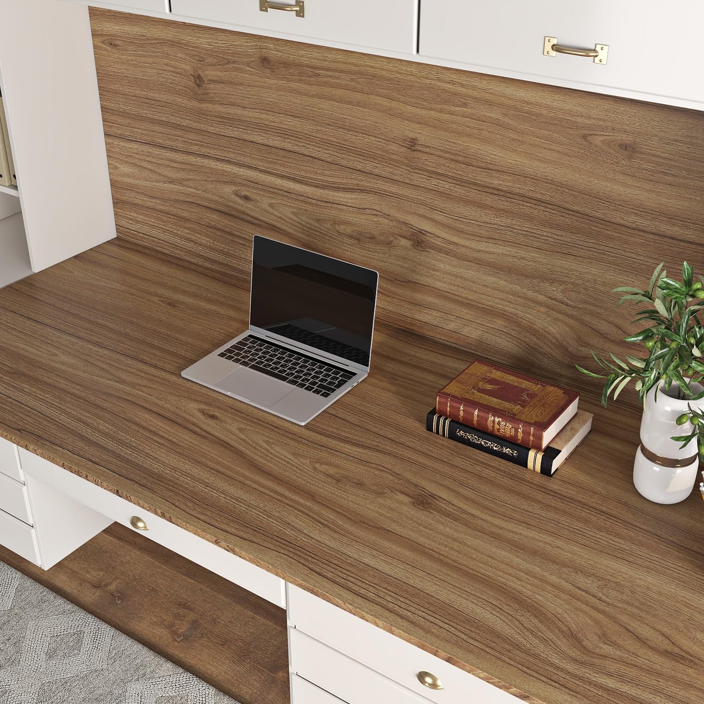 Livelynine Acacia Wood Contact Paper Peel and Stick Countertops Natural Wood Countertop Contact Paper Waterproof Wallpaper Counter Top Covers Vinyl Wrap for Cabinets Desk Laminate Sheets 15.8x78.8