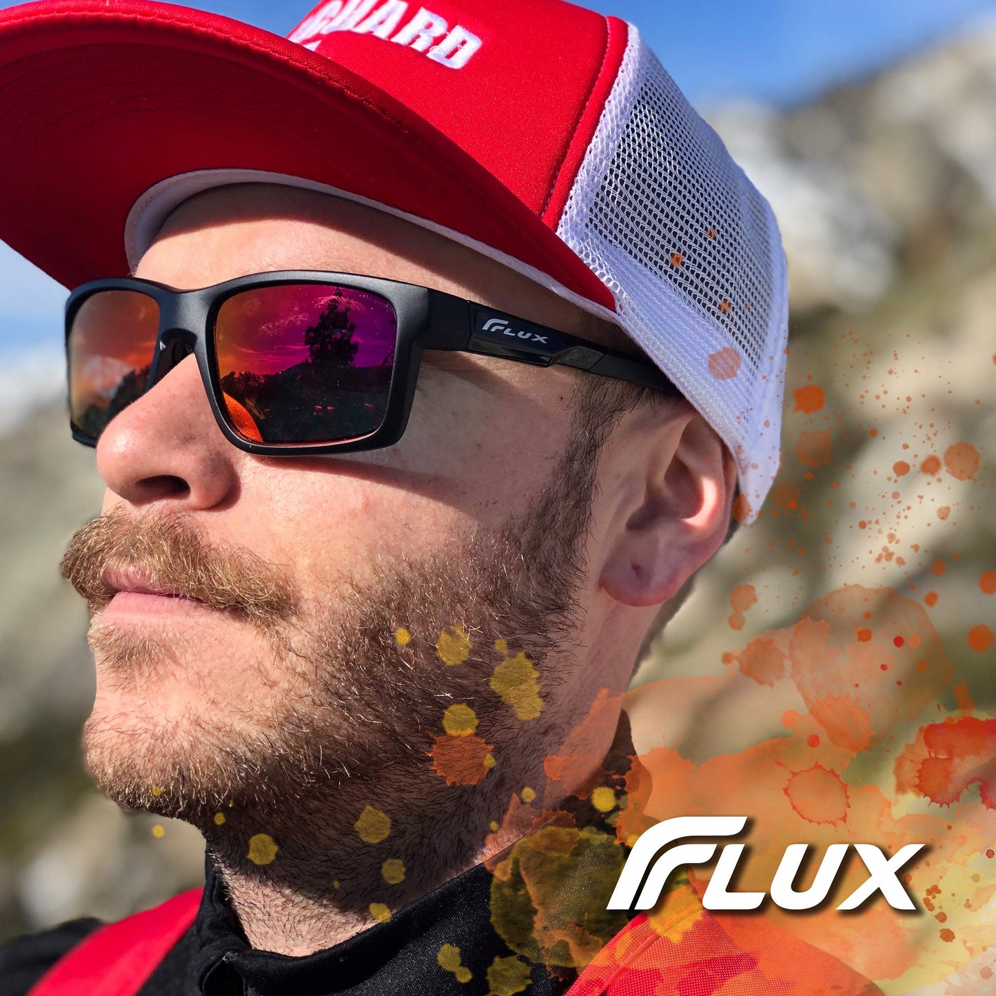 Flux Verano Polarized Sports Sunglasses for Men and Women UV400 Protection Active Lifestyles (Xtal.G/Grey)