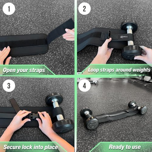 FitnessX Premium Hip Thrust Belt for Dumbbells Heavy, Hip Thrust Band for Weights, Glutes, Booty Belt Ideal for Workout, Weighted Belt for Women, Dumbbell Strap for Hip Thruster, Waist Weight Belt