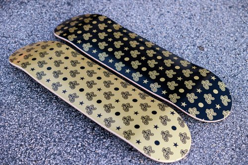 A Plus Collectibles Take Flight Skateboard Deck (Starry Night, 8.5)