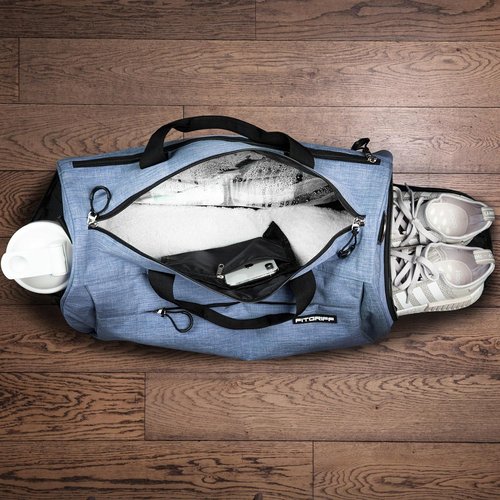 Fitgriff® Gym Bag - Versatile Duffle with Shoe & Wet Compartment for Travel, Sports & Fitness