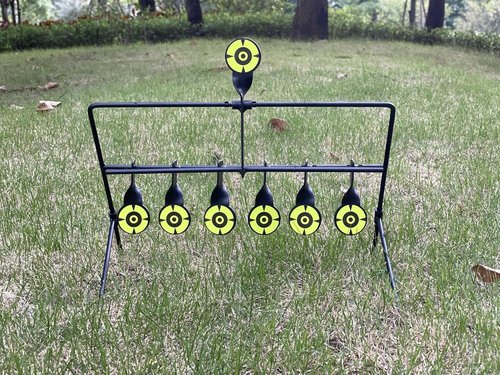 Atflbox Airgun Pellet BB Gun Targets - 6 Durable Steel Targets for .177 Caliber Shooting