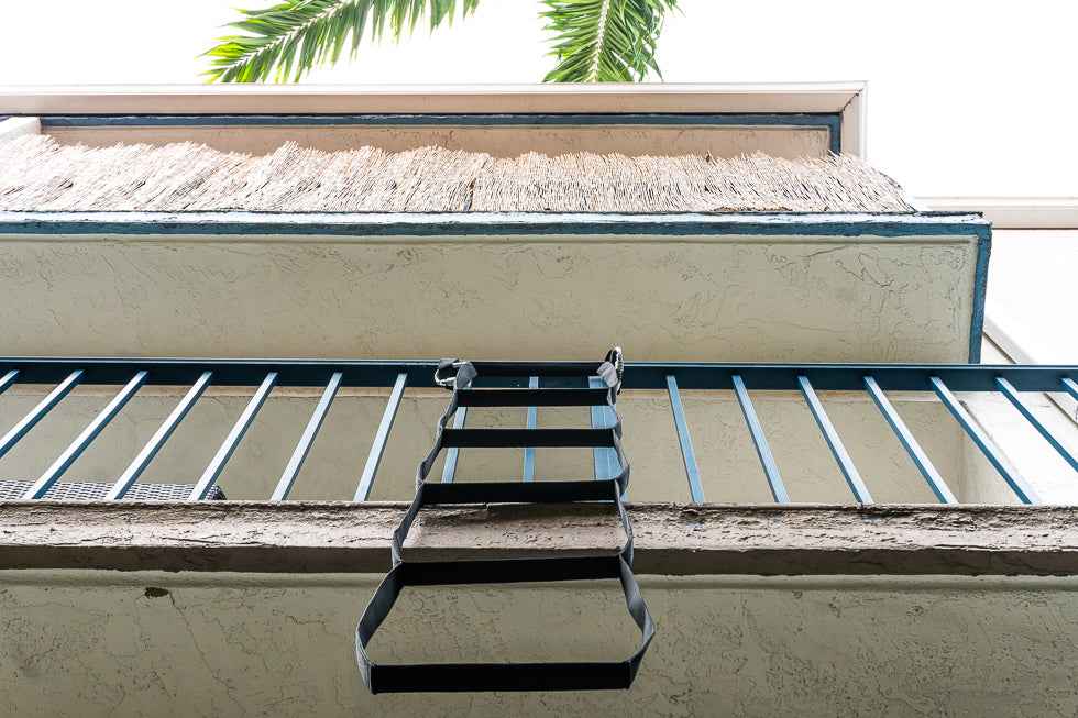 Rope Ladder 2-Story 13 ft | Rope Escape Ladder for Kids or Adults | Fire Escape Ladder for 2 Story Homes | Spring Hooks Incl. | Ultra Lightweight Compacr & Durable