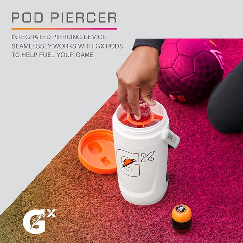 Gatorade Gx Performance Jug - 64oz Leakproof Design with Non-Slip Grip for Athletes - Red