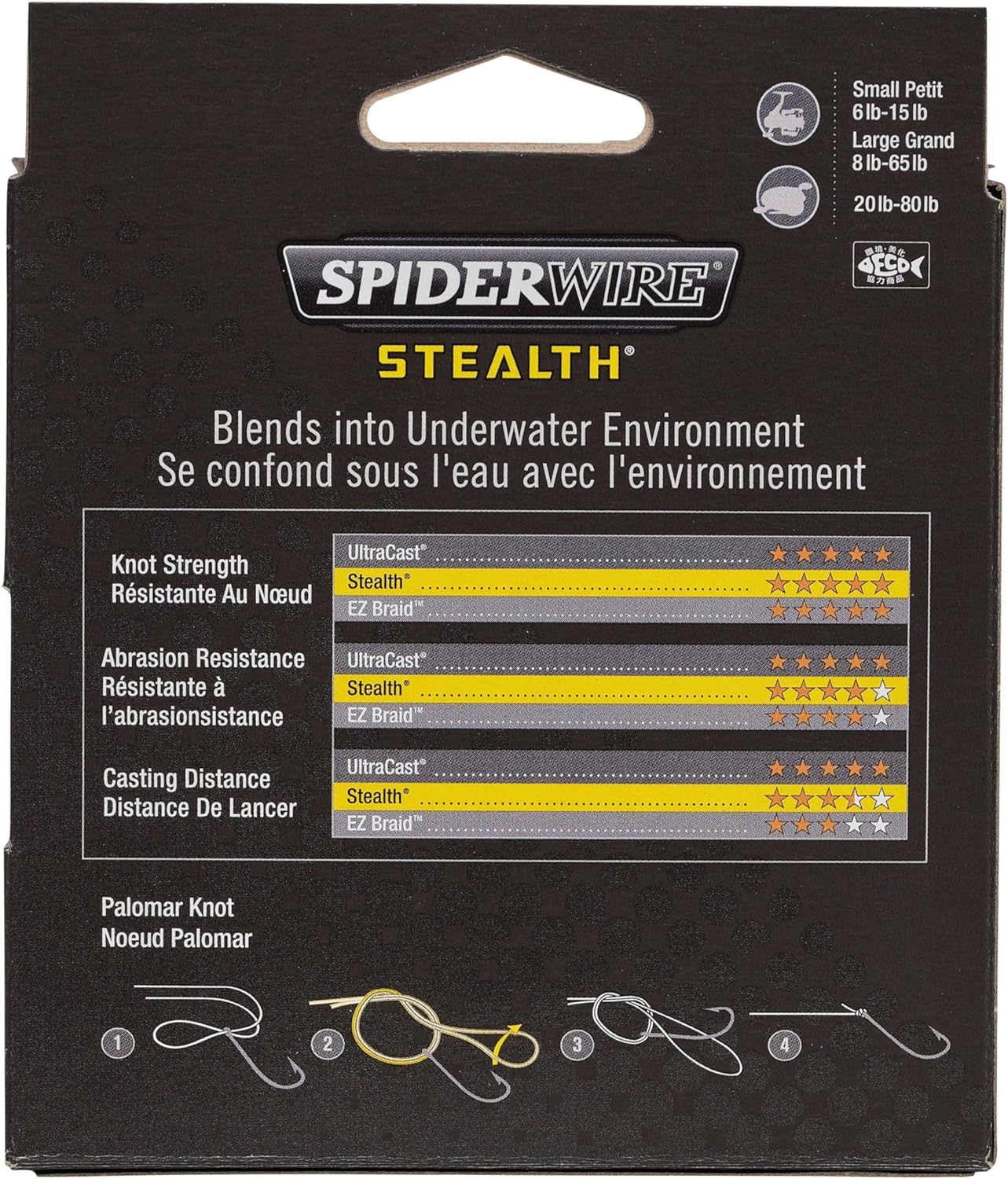 SpiderWire Stealth Braid Fishing Line - Durable, High-Performance, 30lb Test, 150 Yards