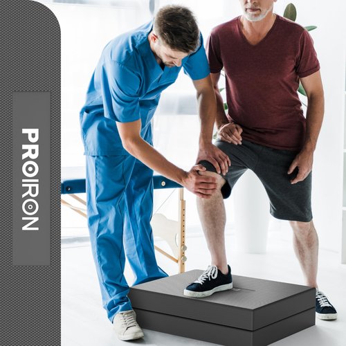 PROIRON Balance Pad,Super Wear-resistant PU- NOT TPE!!!- Foam Balance Pad with Superb Rebound Performance for Stability Training,Physical Therapy,2.2 Inch Extra Thick Anti Fatigue Mat,Standing Desk Mat Office Home