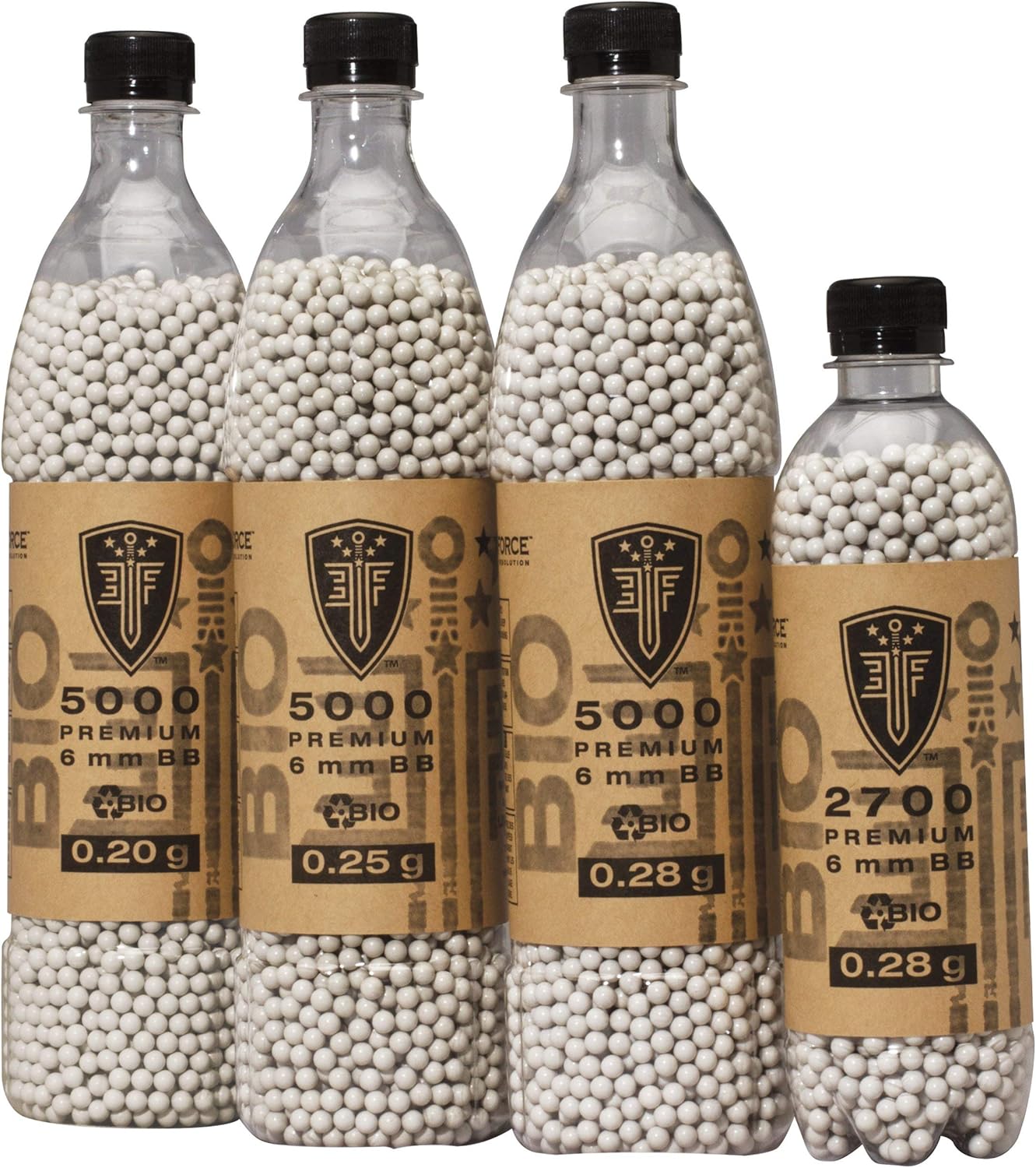 Umarex Elite Force Biodegradable 6mm Airsoft BBs - Premium .28 Gram, 5000 Count for Eco-Friendly Play