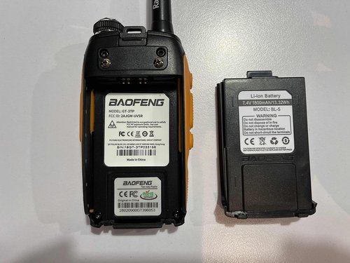 BAOFENG GT-3TP High Power Ham Radio Handheld Mark III, Dual Band 8W Two Way Radio, Long Range Rechargeable Walkie talkies with Car Charger, Desktop Charger, Headset, Black