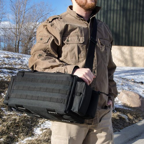 UTG All in One Range/Utility Go Bag, Black, 21" x 10" x 9"