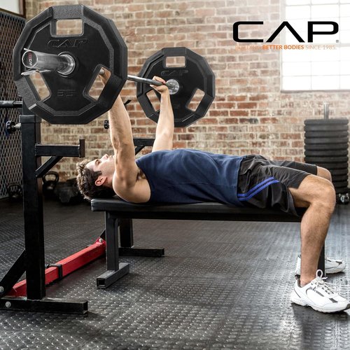 CAP Barbell Olympic Weight Plate - Durable 2-Inch Design | Various Sizes Available