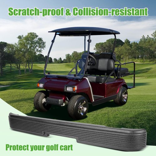 10L0L Golf Cart Rear Bumper for Club Car DS 1993+ Golf Carts, Replaces Parts 1016379