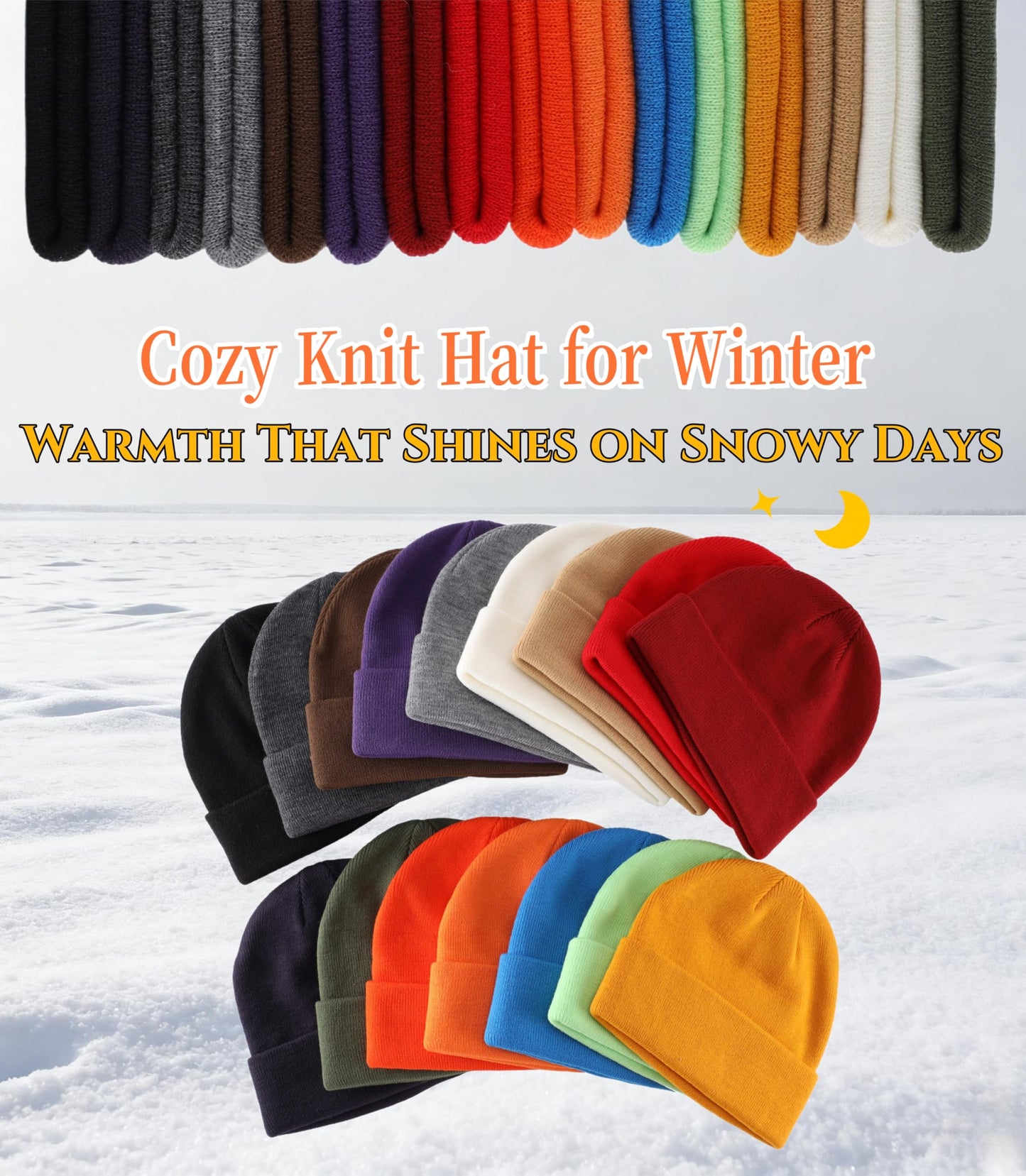 Home Prefer Mens Beanies Cuffed Knitted Winter Hat Watch Skull Cap Warm Beanie Hat for Men Women Unisex Gifts (US, Alpha, One Size, Bright Blue)