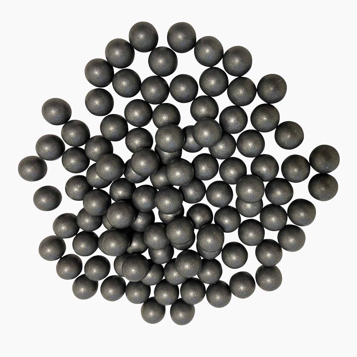 Alien Play 43 Caliber Aluminum Balls 100 X .43 Cal Self Defense Alu Ammo 1.8 Grams Solid Balls for Training and Target Practice Fit for PPQ G17 (Metallic Grey, Aluminum)