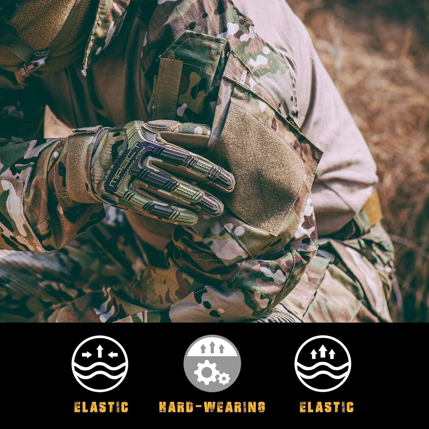YEVHEV G3 Tactical Camouflage Shirt - Elbow Pads for Men | Perfect for Hunting & Paintball