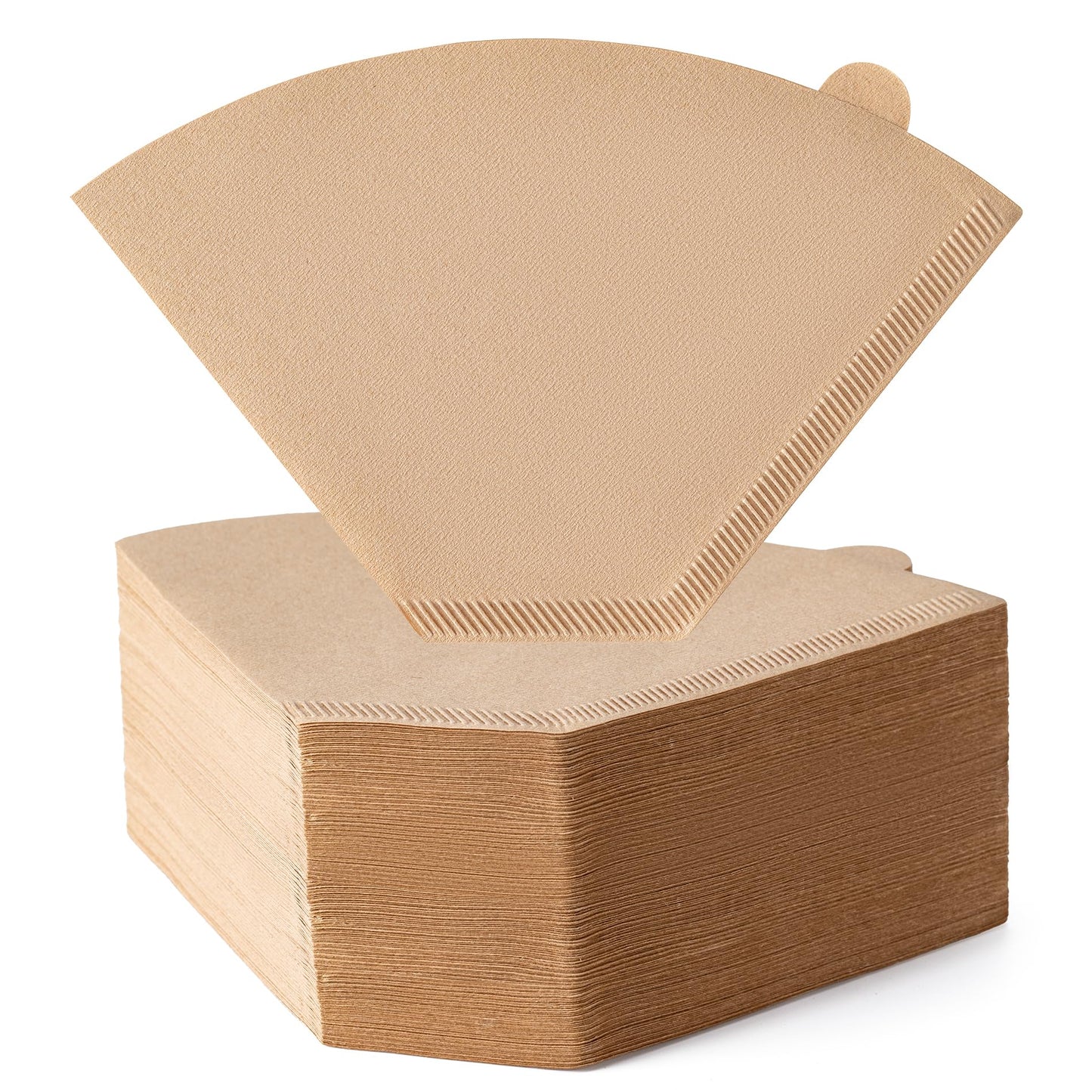 Coffee Filters, #4 Cone Coffee Filter 200 Count, Unbleached Natural Paper Filter 8-12 Cup, Disposable for Pour Over and Drip Coffee Maker