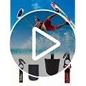 Paragliding Safety Harness with Kite Hook - Red/Black
