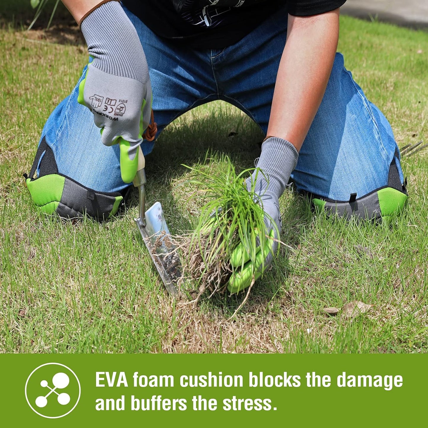 WORKPRO Garden Knee Pads - Comfortable Foam Padding for Gardening & Construction | Unisex-Adult
