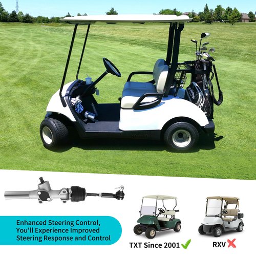 10L0L Golf Cart Steering Gear Box Assembly Let You Experience Smooth and Effortless Driving, Fits for EZGO TXT 2001-UP Golf Carts 70602G01 70964G01 70964G02