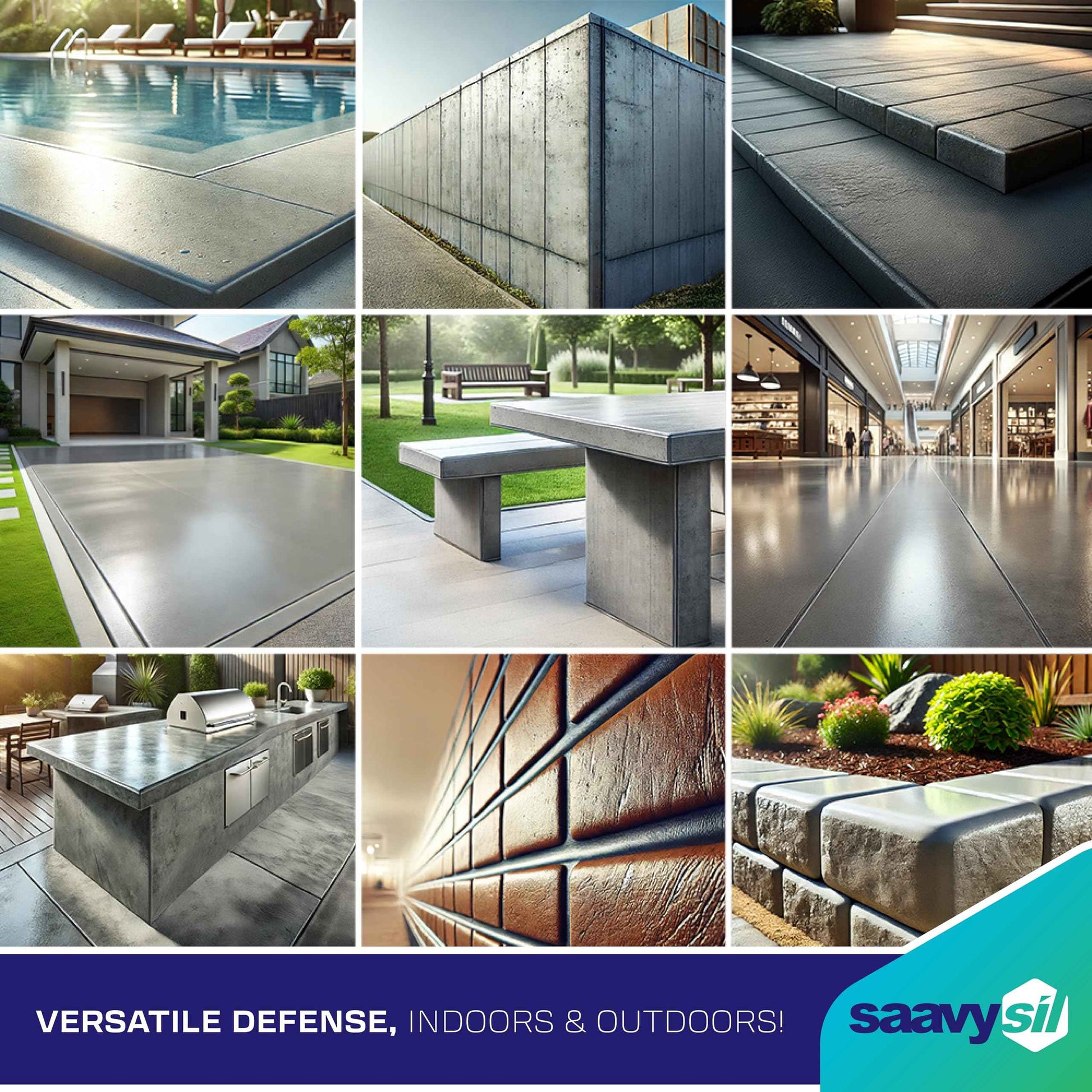 Silane Siloxane Penetrating Concrete Sealer – 16 oz Makes 32 oz – Water-Based Waterproof Protection for Indoor/Outdoor Concrete, Masonry, Brick, Pavers & Stone – Clear Finish