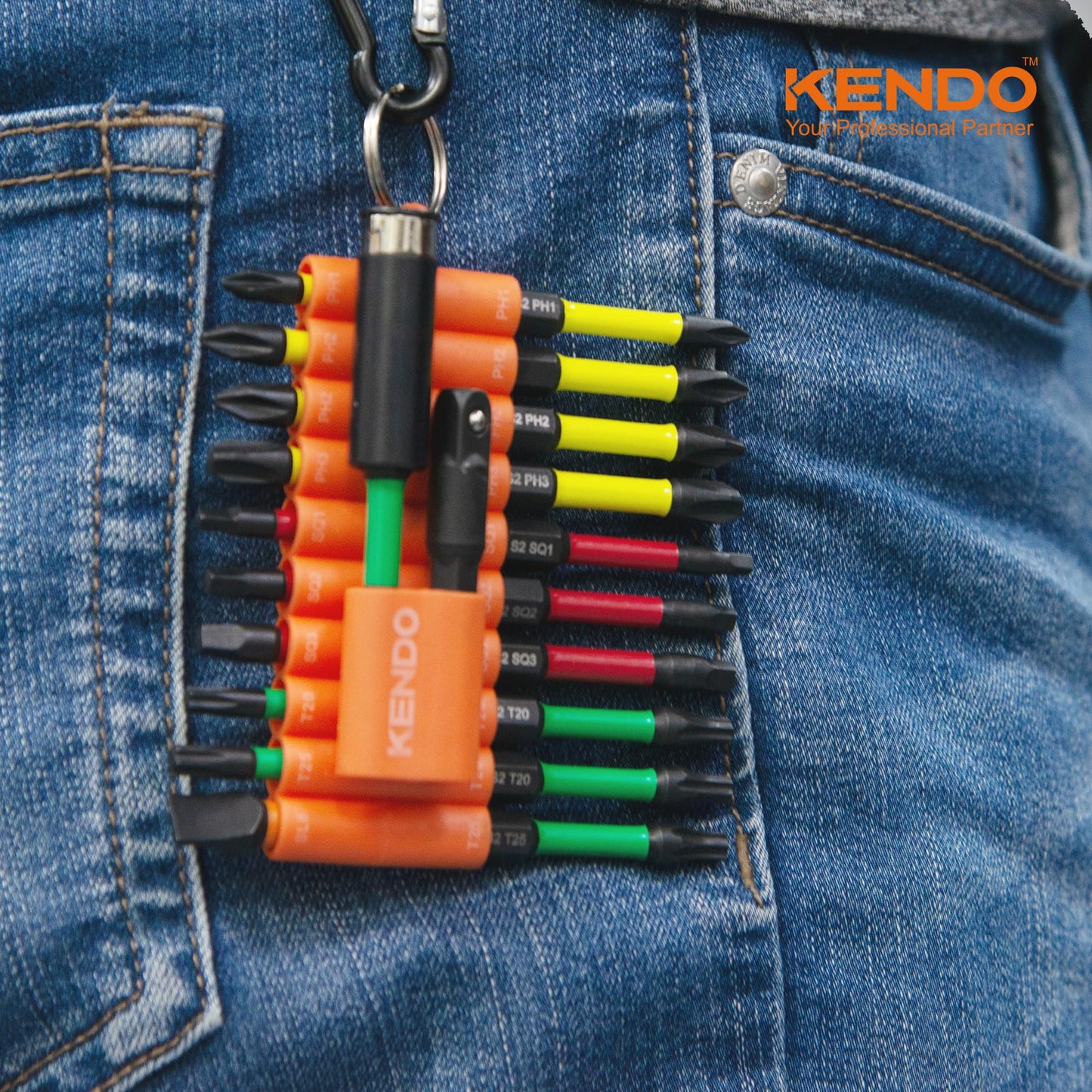 Screwdriver Bit Set, 22pcs Magnetic Impact Bit, 1/4" Hex Head Wrench, Precision CNC Machining, S2 Alloy Steel, High Torque Strength Precision Tools, Torx Bit Socket Sets with Storage Box