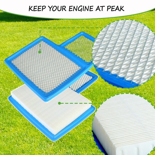 10L0L Golf Cart Tune Up Kit for Yamaha G16 G19 G20 G21 G22 G29 Drive Gas Vehicles 1996-up, with 301cc/357cc Engine Replace Air Filter JN6-E4450-00 JN6-E4450-01 JN6-E445E-00