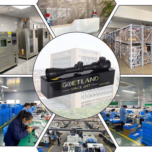 Goetland Scope 3-9x40 EG Red Green Illuminated Rangefinder SFP Mounts