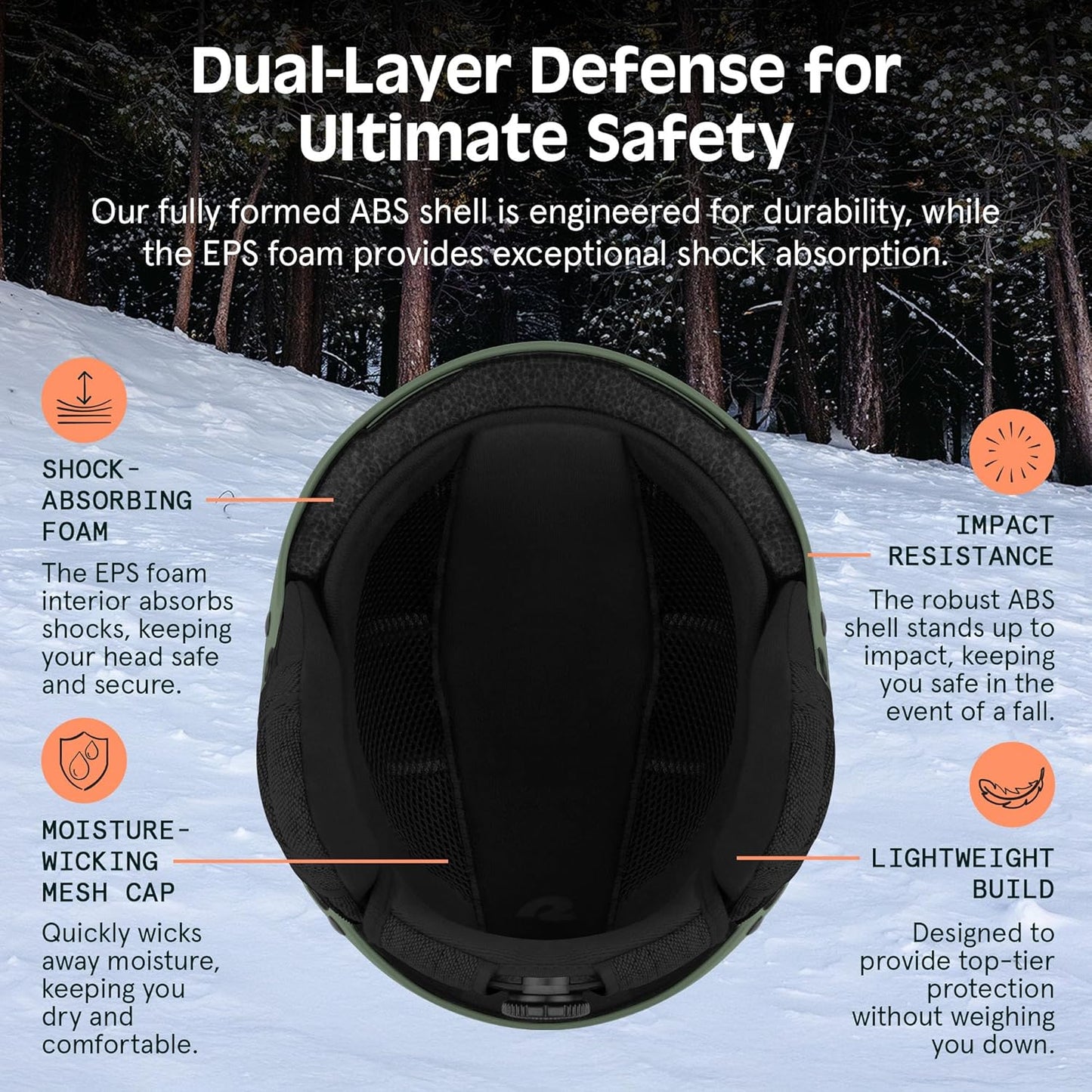 Retrospec Comstock Ski Helmet - Adjustable Snowboard Helmet with Protective Shell & Breathable Vents for All Ages