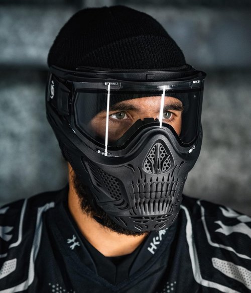 HK Army HSTL Skull Paintball Goggles - Durable Airsoft Mask for Enhanced Vision & Protection