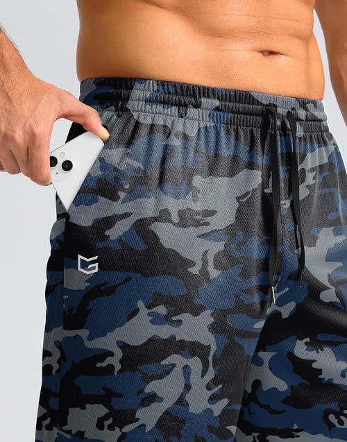 G Gradual Men's Athletic Shorts - Lightweight Quick-Dry 11" Basketball Workout Shorts with Pockets