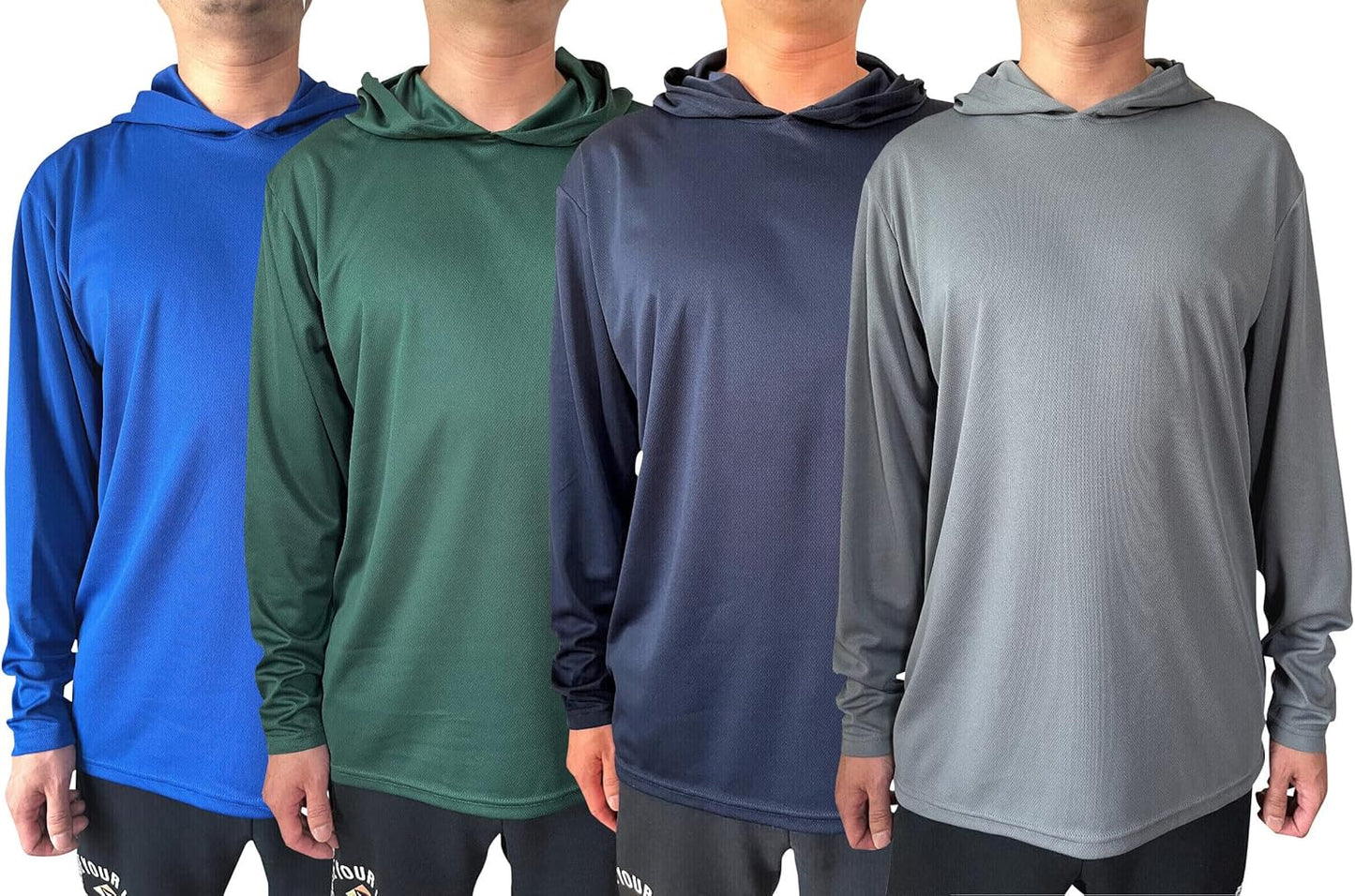 Skiennix UPF 50+ Sun Protection Long Sleeve T-Shirt - Breathable Workout Tee with Hood