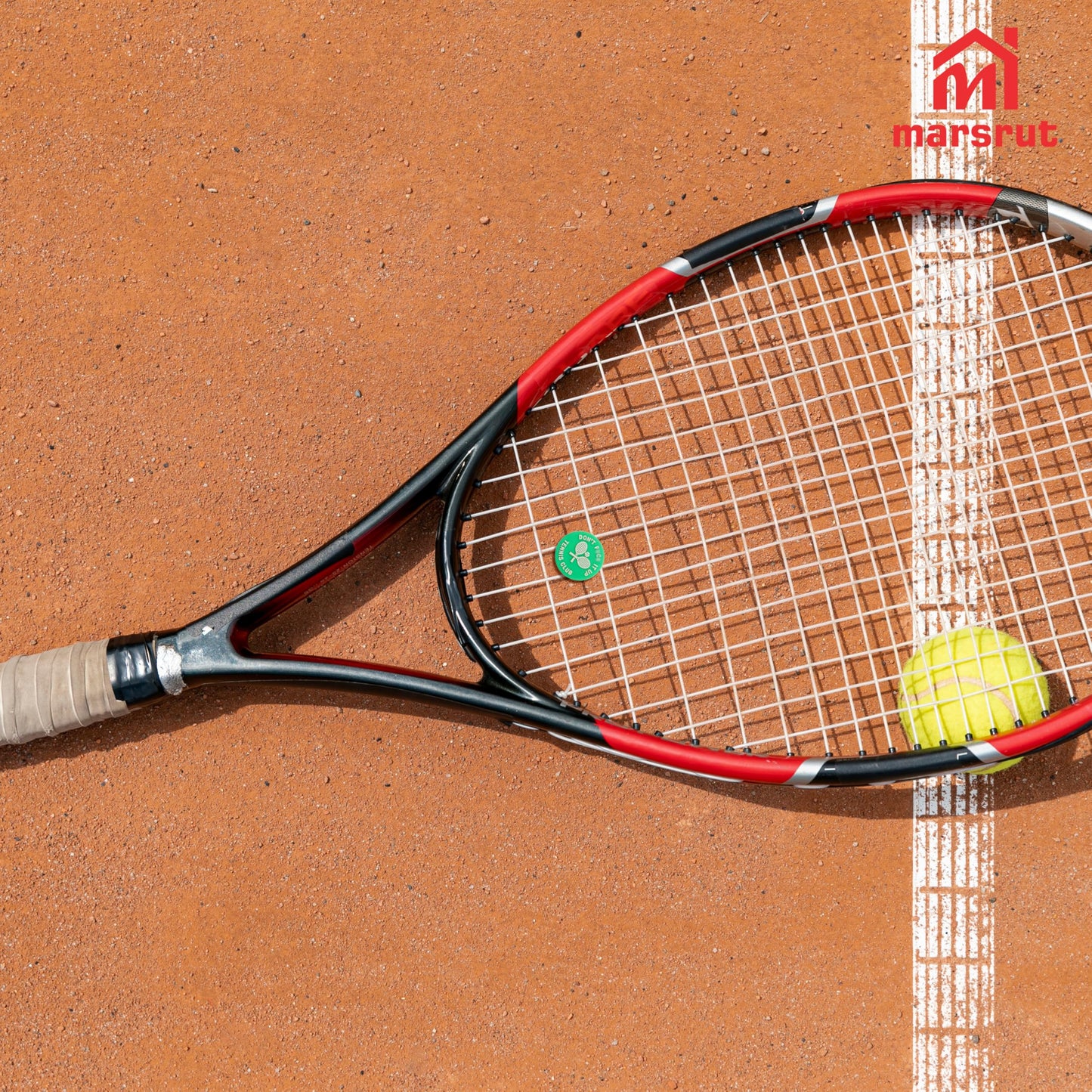 Marsrut 4PCS Tennis Vibration Dampeners, Funny Racquet Damper Dampener for Tennis Racket, Silicone Tennis Shock Absorbers with Spicy/Aggressive Reminder Funny Word, Tennis Accessories Gift, 4 Styles