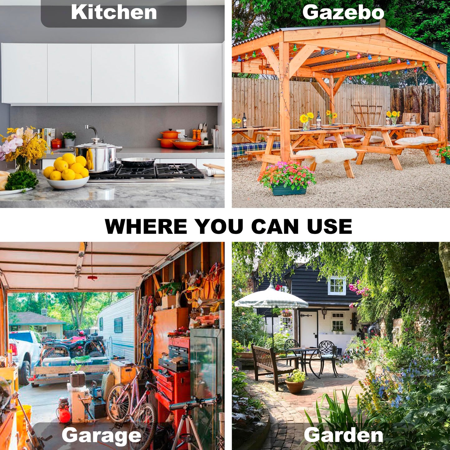 EIENHOSHI 105 Pcs Screw Hooks, 6 Sizes White Cup Hooks, Screw in Hooks for Hanging, Metal Cup Hook Screw in (1/2", 5/8", 3/4", 7/8", 1'', 1-1/4")