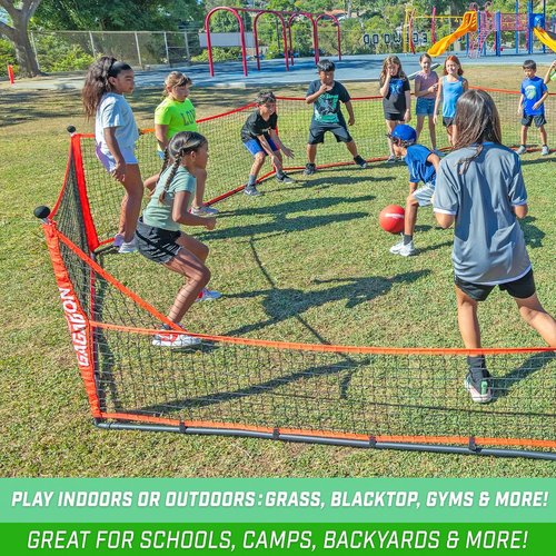 GoSports Gaga Ball Pit - Portable Indoor/Outdoor Gagagon Pit for Schools & Camps | 10ft, 15ft, 20ft Sizes
