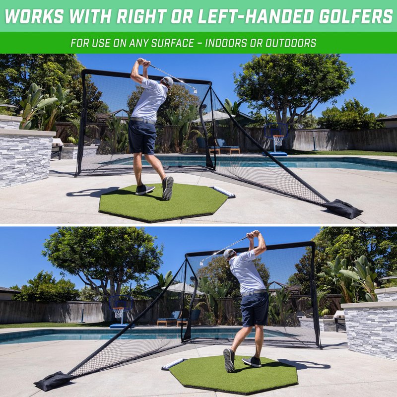 GoSports Elite Shank Net Golf Accessory - Compatible with GoSports Elite Golf and Simulator Enclosure Nets